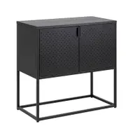 Modern Furniture NEWTON 2 Door Sideboard 82cm - Black