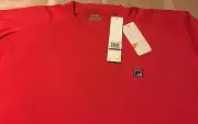 Fila Essenza UV Protection Shirt Men's size XX-Large Color RED New Mens sz XXL