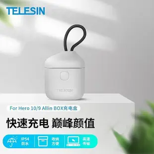 telesin gopro 充電盒 收納盒 兼讀卡機 11109充電座  allin boxLT8