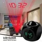 Broadcast Home Decoration Projection Clock Ceiling LCD Clock LED Alarm Clock