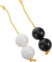 UPKOCH Portable Music Companion: 2 Pairs Musical Instrument Balls Shaking Percussion for Rhythm Relaxation