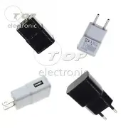 White/Black 5V 2A US/EU Plug USB Wall Charger Fast Power Supply Adapter Travel