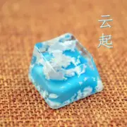 Blue Sky Keycap White Cloud Resin Keycap OEM R4 Handmade For Cherry MX Keyboard