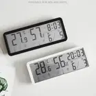 Portable Desk Clock LCD Digital Wall Clock New Table Clock Home Decor