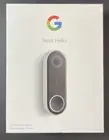 Google Nest Hello WIRED Video Doorbell [ BLACK ] NEW