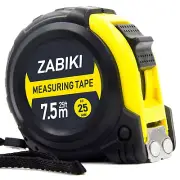 Measuring Tape Measure 25 Ft Decimal Retractable Dual Side Ruler Metric Inches