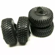 4PCS 100mm OD Tyres Tire For RC 1/10 1.9" Beadlock Wheels AXIAL SCX10 D90 CC01