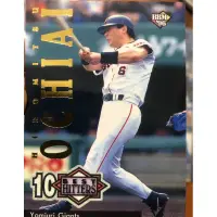 在飛比找蝦皮購物優惠-（絕版）落合博滿96年張本勳賞燙金金字球員卡、日本職棒