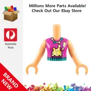 Genuine LEGO™ Nougat Torso Mini Doll Girl Magenta 398 6423058 New
