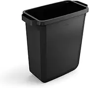 Durable DURABIN Waste Bin Eco Black | 60 Litre | Blue Angel Certified | Made from Recycled Plastic | Ideal for Waste Collection or Recycling