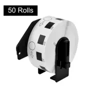 50RollS 1200 Round 12mm White Label DK-1219 for Brother QL-1050 QL-1050N QL-500