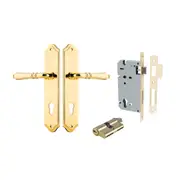 Iver Sarlat Lever on Shouldered Backplate Entrance Kit Key/Key