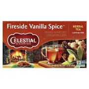 Celestial Seasonings, Herbal Tea, Fireside Vanilla Spice™, Caffeine Free, 20 Tea Bags 1.5 oz (43 g)