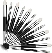 12 Pcs Artist Blending Sponge Pen Double Headed Washable Rubbing Sponge Brush Dual Tip Sketching Wipe Pen Reusable Drawing Art Blenders Tools for Artist Student Charcoal Powder Drawing Correcting (12)