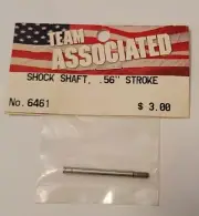 Team Associated Shock Shaft .56" Rc10 Buggy Rc10ds Vintage Rc Made In USA 6461