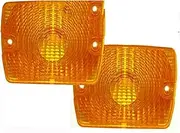 1pair Parking Lights Housings for Wrangler YJ 1987-1995 Front Turn Signal Lights Housings Replacement Reflector Case