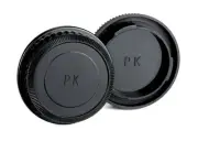 Pentax Body Cap + Rear Lens Cap For Pentax PK K-Mount For K20D K10D K2