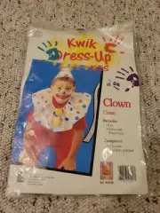 Vtg Paper Magic Group Kwik Dress Up Clown For Kids
