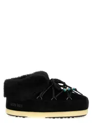 [Moon Boot] Moon Boot-Mule Suede Beads Stivali E Stivaletti Nero-Donna 39-40 Black