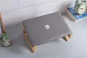 Wooden Laptop Stand,Vertical Laptop Stand for Desk,Wood Notebook Holder Mount...