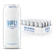 BAWLS Guarana Zero 16 oz 24 pack, Sugar Free