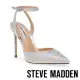 【STEVE MADDEN】REVERT-S 鑽面尖頭繞踝高跟鞋(銀色)