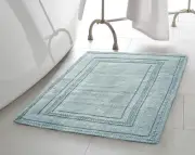Jean Pierre - Stonewash Racetrack Bath Rug Cotton Premium Bathroom Décor Mach...