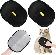 Pack of 2 Pet Hair Remover Glove, Reusable Pet Care Gloves, Shoes for Static Removal, Pet, Suitable for Dogs and Cats, with Electrostatic Function for Grooming, Bathing and Detangling