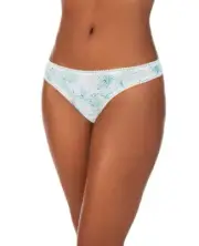 OnGossamer Womens Mesh Printed Hip Bikini Underwear Layered Dots Small US 14744