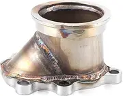 5 Fastener 2.5inch Adapter Turbo Downpipe Flange Fit for GT25 GT28 T25 T28 Turbine Housings, Flange Adapter 2.5in Turbo Flange Adapter Turbo Accessory