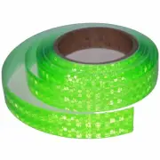 tuyrchu Reflective Tape Green for Bikes 1 inch x 15ft, High Intensity Level
