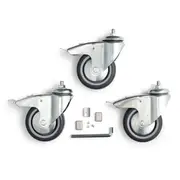 Manfrotto 104G Braked Wheel Set for Cine Stands - 100mm Diameter