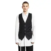 [ANN DEMEULEMEESTER] Jukko Classic Waistcoat Black