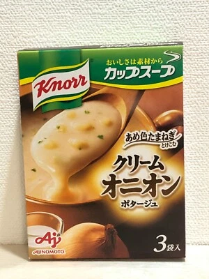 Knorr Cup Soup Cream Onion Potage 3 Servings Instant Soup Japanese Food