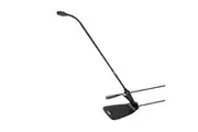 Shure Centraverse CVG Gooseneck Microphone with Integrated Desktop Base - Black, Cardioid Condenser Mic with 18-inch Neck and Inline Preamplifier, Includes Windscreen Mounting Flange CVG18D-B/C