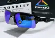 Oakley FLAK 2.0 XL black PRIZM sapphire POLARIZED OO9188-F7 sunglasses NEW!
