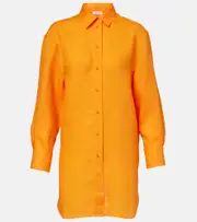 [Eres] Eres Mignonette linen shirt AU 10 orange