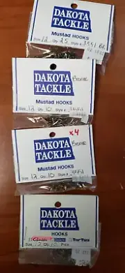Gamakatsu and Mustad Hooks Size 12 Quantity of 55