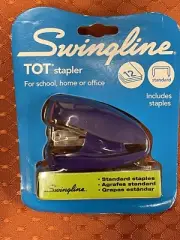 NEW 2012 Swingline Tot PURPLE Mini Stapler 12 Sheets #79141 ACCO Brands