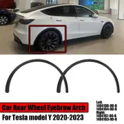 Rear Wheel Molding Eyebrow Mudguard For 2020-2023 Tesla Model Y Fender Flare Arch Black ABS 1494188 1494164 1494187 1494163 Right