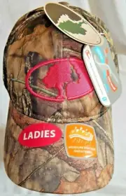 Mossy Oak Womens Camo Slouch Hat One Size NEW Adjustable Camouflage Pink OSFM