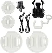 HSU Surf Mounts and Accessories for Snorkeling, Surfing, Wakeboarding Fitting GoPro Hero 6,5,4, 3+, 3, 2, Session, Black, Silver, SJCam and Xiaomi Yi(Surfing Kit)