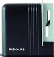 Fiskars Scissor Sharpener, for Right-Handed People, Ceramic Grinding Heads/Plastic casing, Black/Grey, 1005137