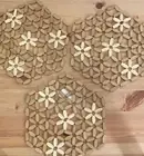 3PCS Heat Resistant Pot Holder Trivet Mats – Multipurpose Kitchen Trivets
