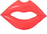 Swimming Floaty Raft Floaties Pool Float Ring Lip Shape Giant Inflatable Swimming Ring Adult Photograph Prop Creative Attractive Party Ergonomic LWX