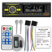 1Din Bluetooth Stereo Car MP3 Player Receiver FM Radio Hands-Free USB TF Aux-in