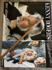 VINTAGE POSTER: KENNY ROGERS What About Me? (Original InStore 1984)