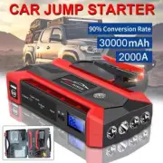 Car Battery Starter 30000mAh Portable Charger Auto Jump Starter 12VPetrol Diesel