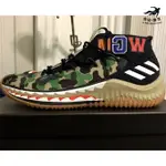 АDIDАS DAME 4A BATHING APE CAMO BAPE利拉德 綠迷彩 AP9974慢跑鞋