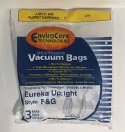 EviroCare Eureka Vacuum Cleaner Replacement Bag 3 Pack F&G Bags Micro Filtration